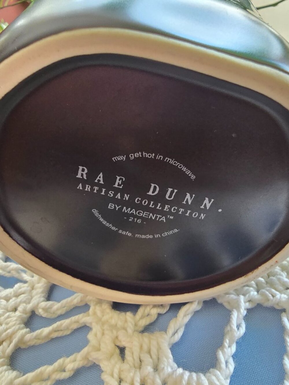 Rae Dunn PAPA Artesian Collection Coffee Cup Cream Color 16+ Oz by Magenta - Picture 4 of 4